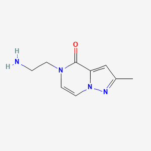 5-(2-Aminoethyl)-2-methylpyrazolo[1,5-a]pyrazin-4(5H)-one