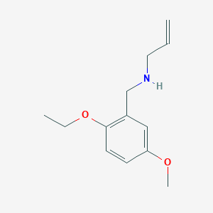 molecular formula C13H19NO2 B13003557 N-(2-Ethoxy-5-methoxybenzyl)prop-2-en-1-amine 