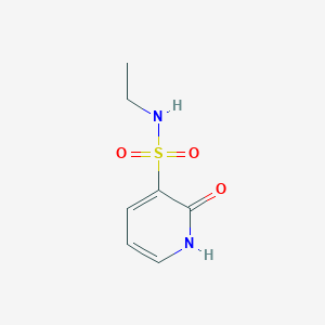 molecular formula C7H10N2O3S B13003561 N-Ethyl-2-oxo-1,2-dihydropyridine-3-sulfonamide 