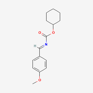 Cyclohexyl 4-methoxybenzylidenecarbamate