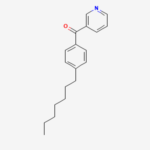 (4-Heptylphenyl)(pyridin-3-yl)methanone