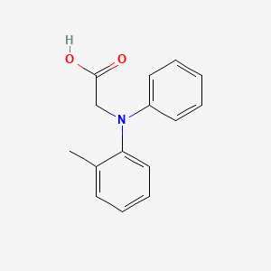 molecular formula C15H15NO2 B13003669 2-(Phenyl(o-tolyl)amino)acetic acid 