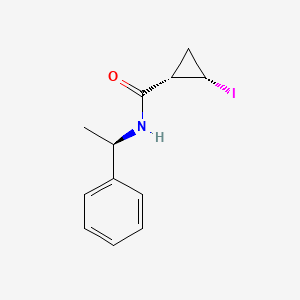 cis-2-Iodo-N-((R)-1-phenylethyl)cyclopropanecarboxamide