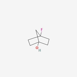 molecular formula C7H11FO B13003738 4-Fluorobicyclo[2.2.1]heptan-1-ol CAS No. 84553-46-8