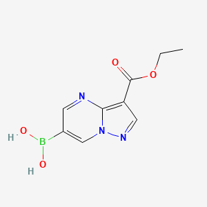 (3-(Ethoxycarbonyl)pyrazolo[1,5-a]pyrimidin-6-yl)boronic acid