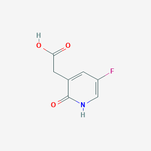 2-(5-Fluoro-2-hydroxypyridin-3-yl)acetic acid