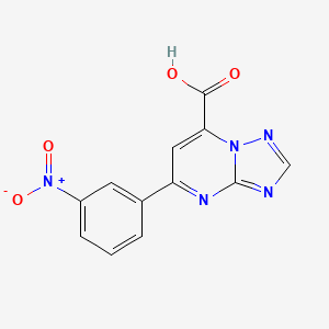 5-(3-Nitrophenyl)-[1,2,4]triazolo[1,5-a]pyrimidine-7-carboxylic acid