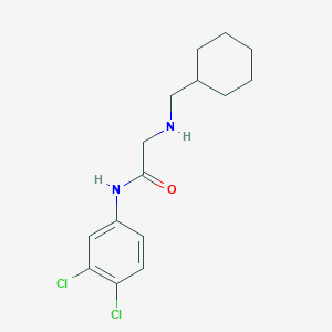 2-((Cyclohexylmethyl)amino)-N-(3,4-dichlorophenyl)acetamide