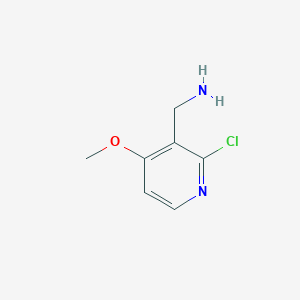 molecular formula C7H9ClN2O B13003852 (2-Chloro-4-methoxypyridin-3-yl)methanamine 