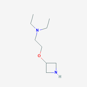 [2-(Azetidin-3-yloxy)ethyl]diethylamine