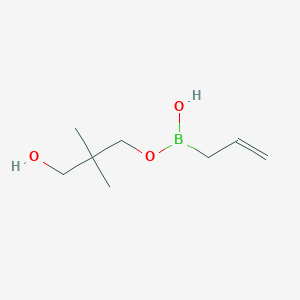 molecular formula C8H17BO3 B13003959 Allylboronicacidneopentylglycolester 