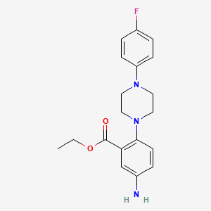 Ethyl 5-amino-2-(4-(4-fluorophenyl)piperazin-1-yl)benzoate