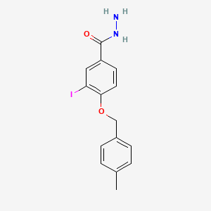 3-Iodo-4-((4-methylbenzyl)oxy)benzohydrazide