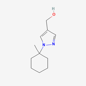 molecular formula C11H18N2O B13004074 (1-(1-Methylcyclohexyl)-1H-pyrazol-4-yl)methanol 