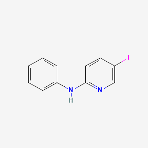 molecular formula C11H9IN2 B13004088 5-iodo-N-phenylpyridin-2-amine 