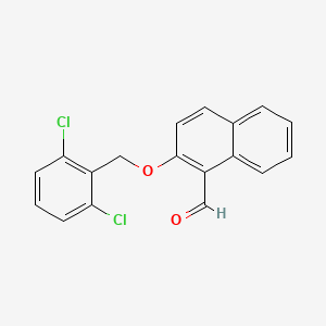 2-((2,6-Dichlorobenzyl)oxy)-1-naphthaldehyde