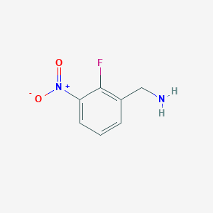 molecular formula C7H7FN2O2 B13004109 (2-Fluoro-3-nitrophenyl)methanamine 