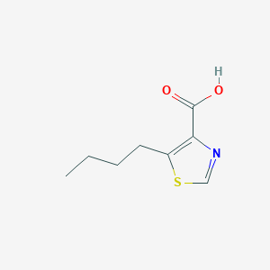 molecular formula C8H11NO2S B13004143 5-Butylthiazole-4-carboxylic acid CAS No. 864437-43-4