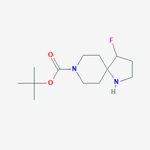 tert-Butyl4-fluoro-1,8-diazaspiro[4.5]decane-8-carboxylate