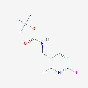 tert-Butyl ((6-iodo-2-methylpyridin-3-yl)methyl)carbamate