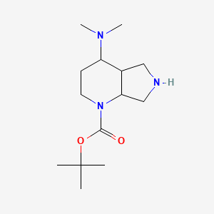 tert-Butyl4-(dimethylamino)octahydro-1H-pyrrolo[3,4-b]pyridine-1-carboxylate