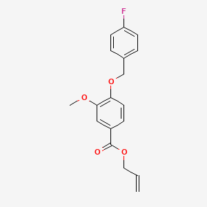 Allyl 4-((4-fluorobenzyl)oxy)-3-methoxybenzoate