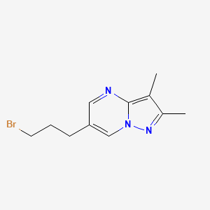 6-(3-Bromopropyl)-2,3-dimethylpyrazolo[1,5-a]pyrimidine