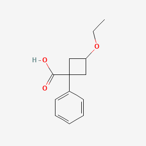 3-Ethoxy-1-phenylcyclobutanecarboxylic acid