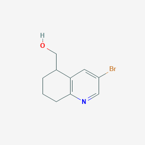 (3-Bromo-5,6,7,8-tetrahydroquinolin-5-yl)methanol