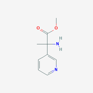 Methyl 2-amino-2-(pyridin-3-yl)propanoate