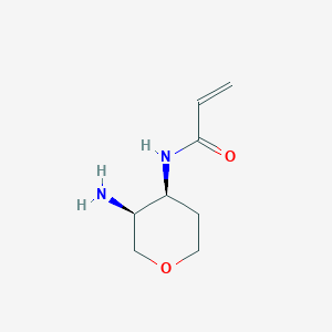 N-((3S,4S)-3-Aminotetrahydro-2H-pyran-4-yl)acrylamide