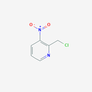 molecular formula C6H5ClN2O2 B13004605 2-(Chloromethyl)-3-nitropyridine 