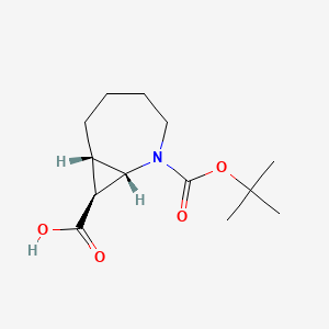 (1S,7S,8S)-2-[(2-methylpropan-2-yl)oxycarbonyl]-2-azabicyclo[5.1.0]octane-8-carboxylic acid