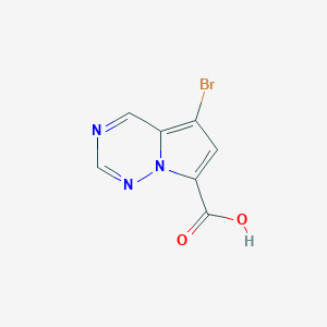 5-Bromopyrrolo[2,1-f][1,2,4]triazine-7-carboxylicacid