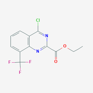 Ethyl 4-chloro-8-(trifluoromethyl)quinazoline-2-carboxylate