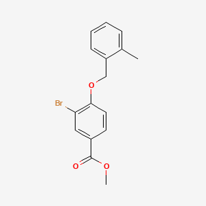 Methyl 3-bromo-4-((2-methylbenzyl)oxy)benzoate