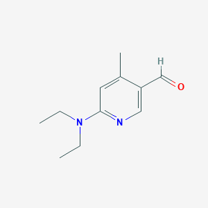 6-(Diethylamino)-4-methylnicotinaldehyde