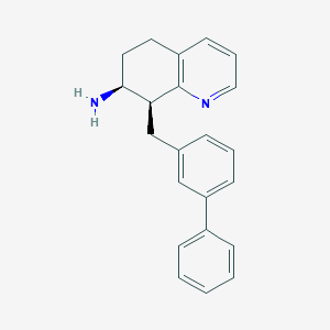 Rel-(7S,8S)-8-([1,1'-biphenyl]-3-ylmethyl)-5,6,7,8-tetrahydroquinolin-7-amine