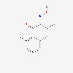 molecular formula C13H17NO2 B13004807 2-(Hydroxyimino)-1-mesitylbutan-1-one 