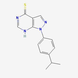 1-(4-Isopropylphenyl)-1H-pyrazolo[3,4-d]pyrimidine-4-thiol