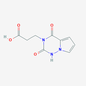 3-(2,4-dioxo-1H-pyrrolo[2,1-f][1,2,4]triazin-3-yl)propanoic acid