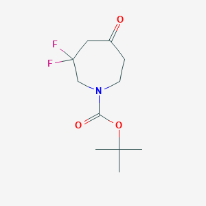 Tert-butyl 3,3-difluoro-5-oxo-azepane-1-carboxylate