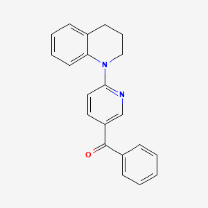 (6-(3,4-Dihydroquinolin-1(2H)-yl)pyridin-3-yl)(phenyl)methanone