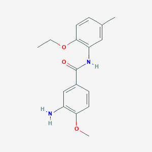 3-Amino-N-(2-ethoxy-5-methylphenyl)-4-methoxybenzamide