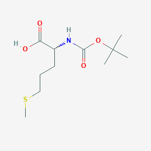 molecular formula C11H21NO4S B13005144 Boc-D-HoMet-OH 