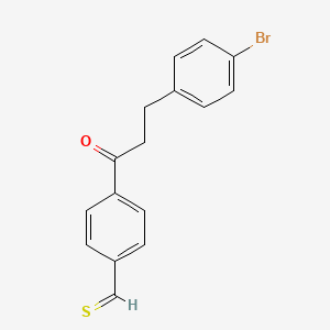 4-(3-(4-Bromophenyl)propanoyl)benzothialdehyde