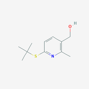 (6-(tert-Butylthio)-2-methylpyridin-3-yl)methanol