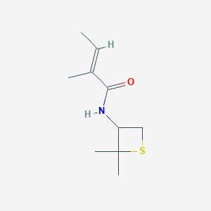 N-(2,2-Dimethylthietan-3-yl)-2-methylbut-2-enamide