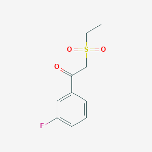 2-(Ethylsulfonyl)-1-(3-fluorophenyl)ethanone