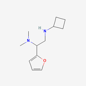 N2-Cyclobutyl-1-(furan-2-yl)-N1,N1-dimethylethane-1,2-diamine